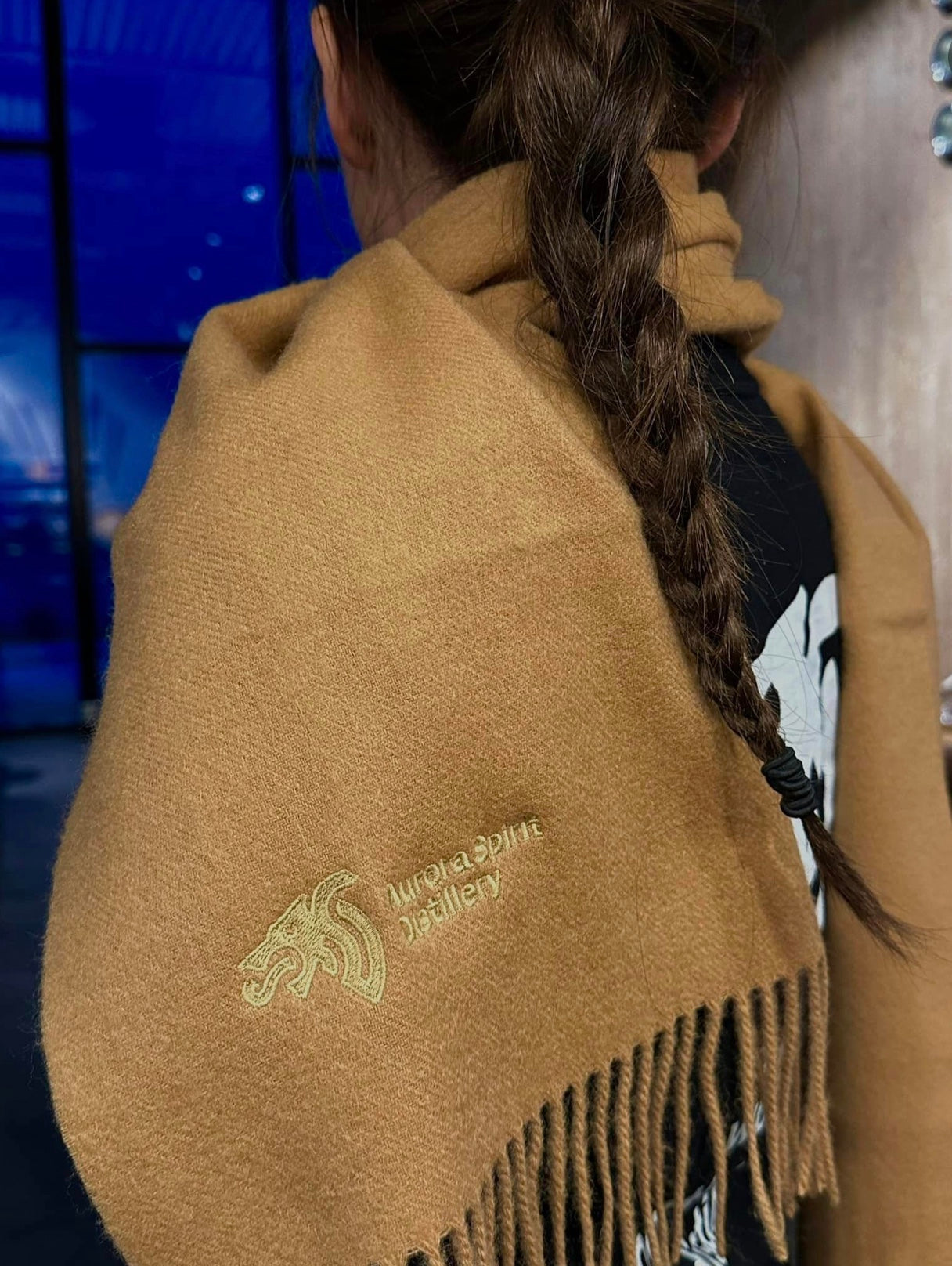 lambwool scarf, wool