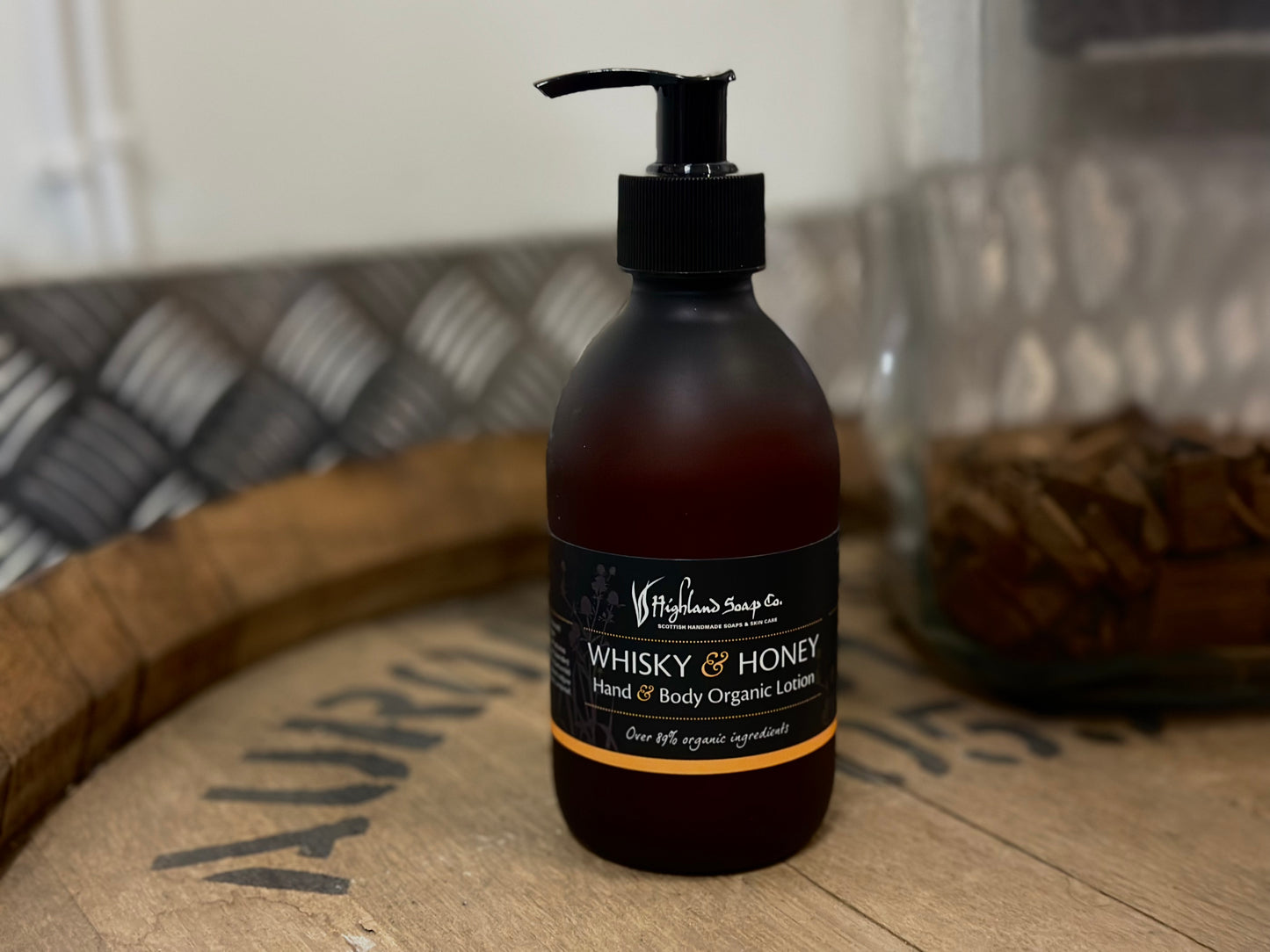 Whisky-Infused Hand Lotion
