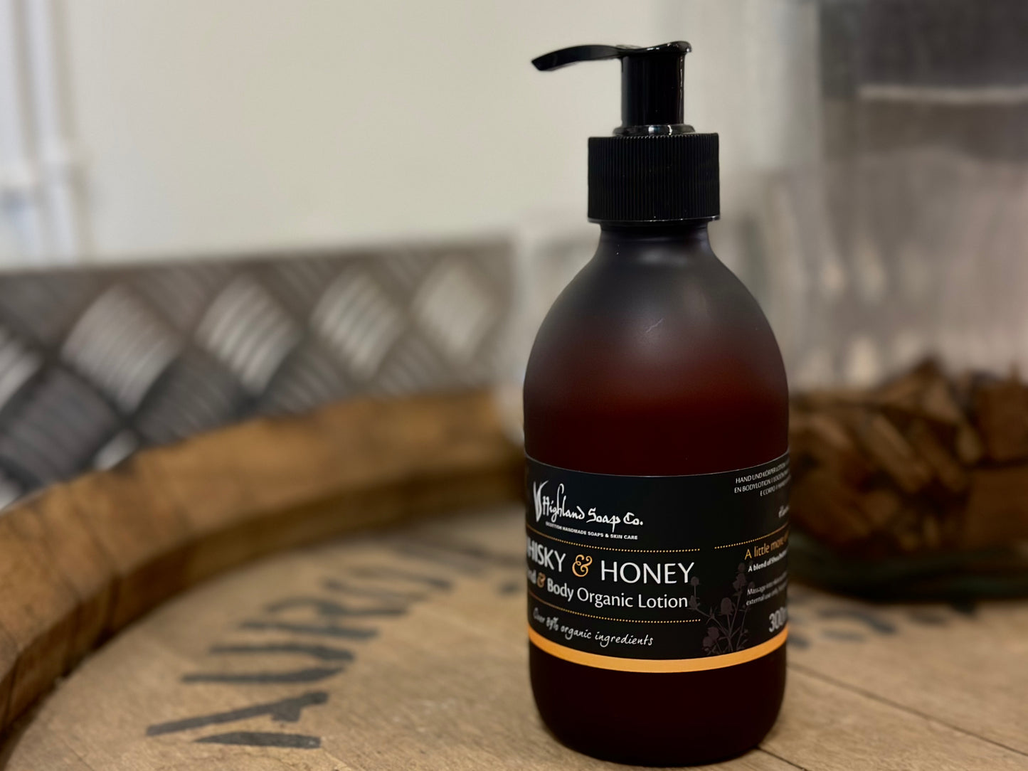 Whisky-Infused Hand Lotion