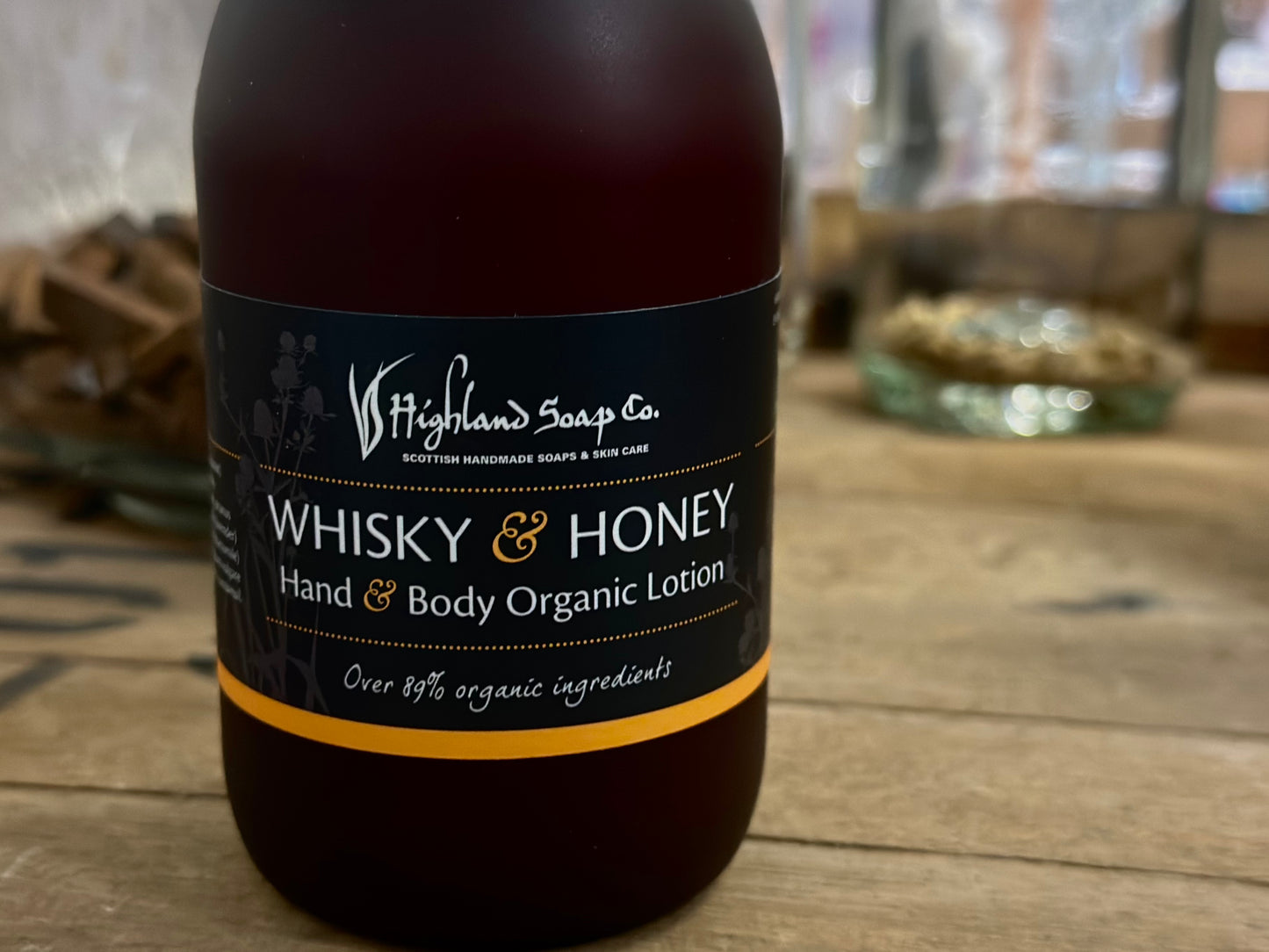 Whisky-Infused Hand Lotion